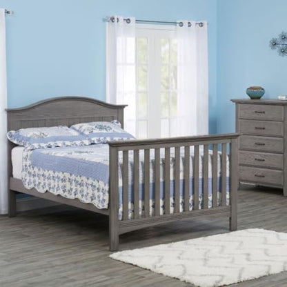 Soho Baby Chandler Crib to Full-Size Bed Conversion Kit, Graphite Gray, GreenGuard Gold Certified