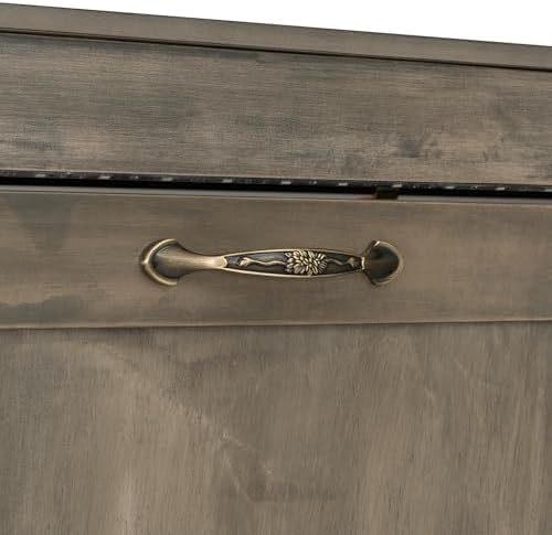 Queen Murphy Bed with Storage,Led Light,Can Be Folded,Brown