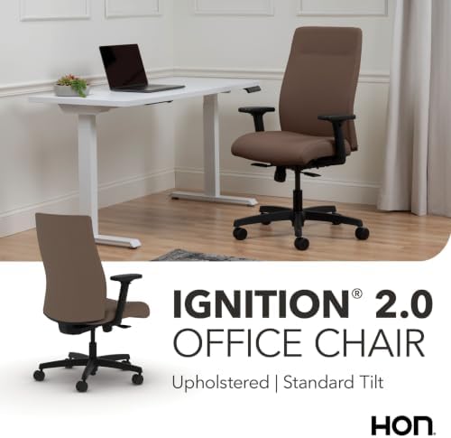 HON Ignition 2.0 Ergonomic Office Chair, Lumbar Support, Desk Chair, Bark