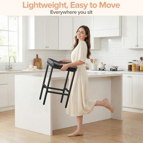 Compact 24 Inch Counter Height Bar Stools Set of 3