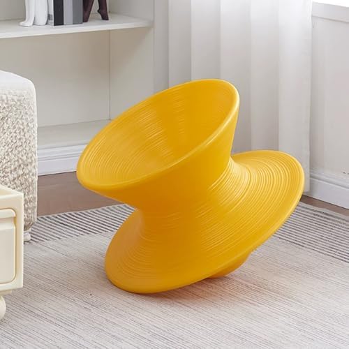 360° Swivel Gyro Chair for Sensory Integration, Spinning Stool with Deep Recessed Seat for Kids and Adults, Portable Indoor Outdoor Sensory Furniture for Camping, Bedroom, Patio, Backyard