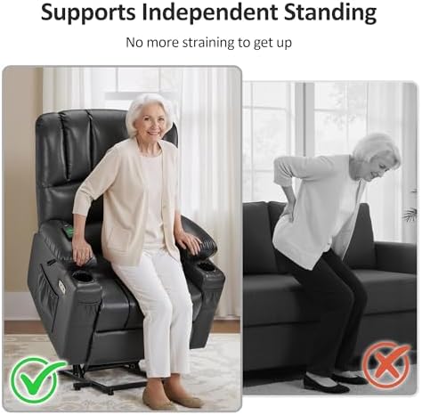 MCombo Large Power Lift Recliner Chair for Tall Elderly, 7099