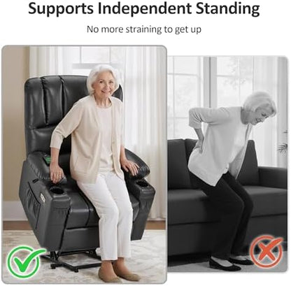 MCombo Large Power Lift Recliner Chair for Tall Elderly, 7099