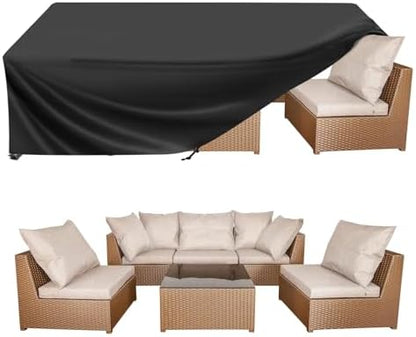 BALEINE Patio Furniture Covers Waterproof, Heavy Duty Outdoor Table Cover