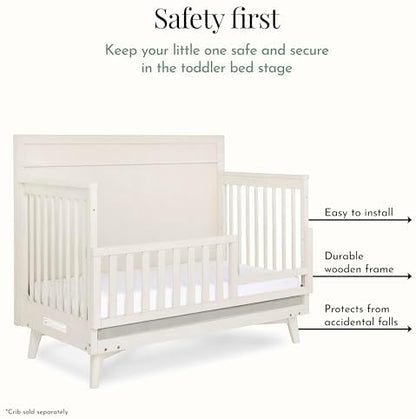 Evolur Antilia Mid Century Convertible Crib Toddler Guard Rail I Full Assembly I Lasting Quality