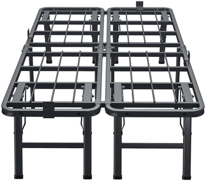 VIPSHOW 14 Inch Twin XL Metal Folding Bed Frame,Tool-Free Assembly Platform