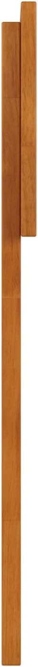 AFI, Orlando King Adjustable Modern Solid Wood Panel Headboard, Light Toffee