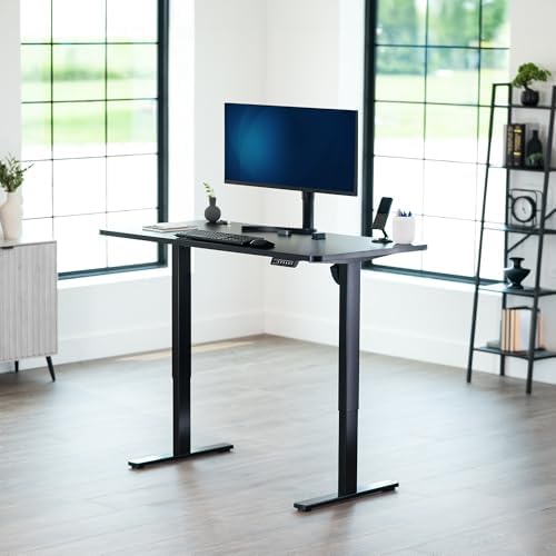 VIVO 55" x 28" Black Solid 1-Piece Table Top