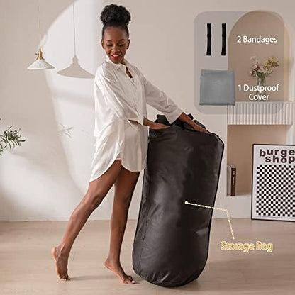 MAXYOYO Japanese Floor Mattress 4" Thick Queen Size Foldable Futon Mattress