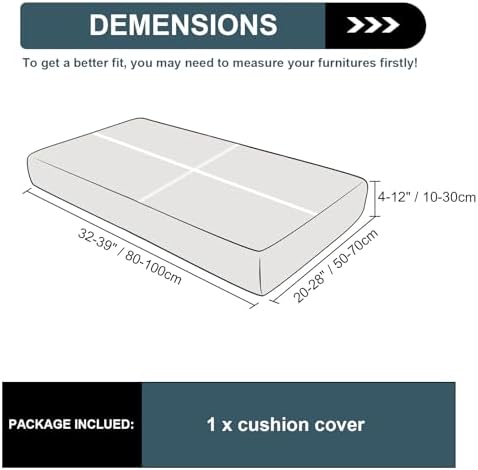 UNBBRRL Seat Cushion Cover and Back Covers for Corner Sofa Stretch Jacquard, Non Slip L Shaped Sofa Slipcover with Storage Ottoman, Sectional Couch Cover for Chaise Lounge (Red,24 x 35 x 6”)