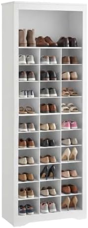VASAGLE Tall Shoe Storage Cabinet, 10‑Tier, Holds Up to 30 Pairs of Shoes