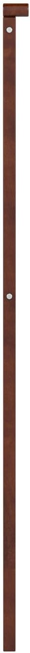 AFI, Mission Queen Solid Wood Headboard, Walnut
