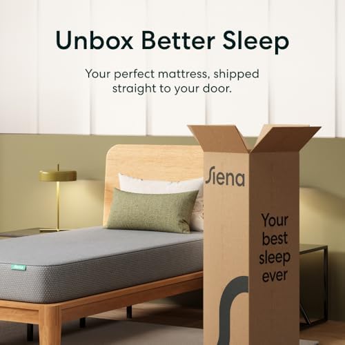 Siena Essential 8" Foam Mattress, Twin XL, Medium Firm Feel