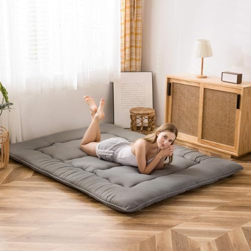MAXYOYO Japanese Floor Mattress 4" Thick Full Size Foldable Futon Mattress