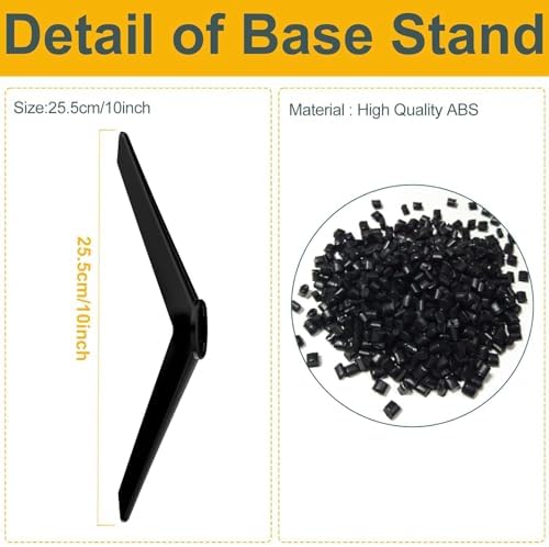 (Upgraded Version) Base Stand for TCL 32" 40" 43" 49" 50" 55" 65" Roku TV Legs, for 32S356 40FD2700 43S425 49S305 50S423 50S446 55S434 65S450R 65S425, TV Legs for TCL Roku TV Stand Legs wr Screws