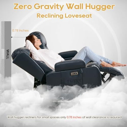 IPKIG Power Loveseat Recliner Sofa with Flip Back Console, 89" - 4 Seat