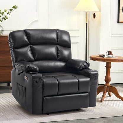 MCombo Dual Motor Power Lift Recliner, Heat and Massage, R7677, Medium-Wide