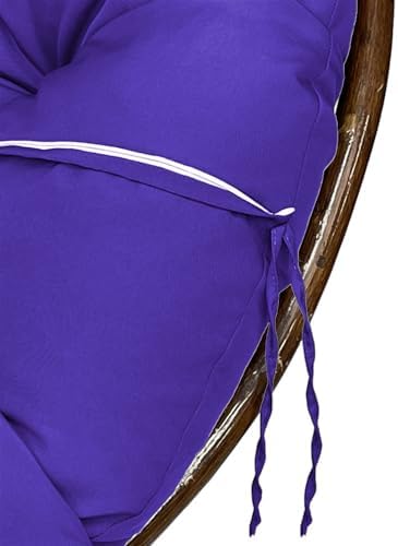 Lifup Water Resistant Papasan Chair Cushion Purple Round 51"