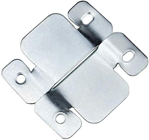 Cerpourt Metal Sectional Couch Connectors Furniture Interlocking,Sectional Sofa Fastener Software Bracket with Screws for Loveseat, Recliner, Chair or Chaise Lounge (4 Pcs)