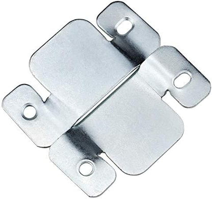Cerpourt Metal Sectional Couch Connectors Furniture Interlocking,Sectional Sofa Fastener Software Bracket with Screws for Loveseat, Recliner, Chair or Chaise Lounge (4 Pcs)