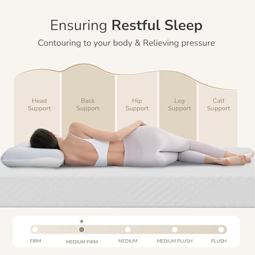 MLILY Full Mattress in a Box, 12 inch Mattresses for Platform Bed Double Size Daybed Bunk, Green Tea Memory Foam Mattress for Cool Sleep & Pressure Relief, Medium Firm