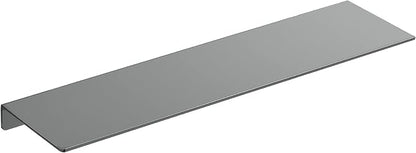 Danpoo 20 inch Gray Floating Shelf for Wall Organizer & Storage, Display Shelf, Metal Wall Shelf for Bathroom, Living Room, Kitchen, Bedroom