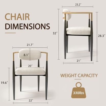 9 Piece Dining Set with 8 Chairs, Extendable Sintered Stone Table
