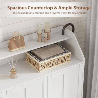 GarveeHome Shoe Storage Cabinet with 3 Doors