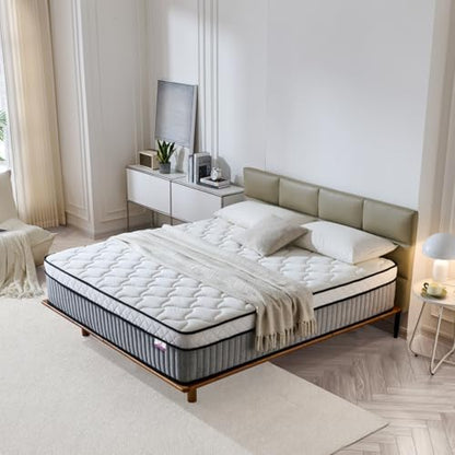 Omblix Queen Mattress 12 Inch,Hybrid Queen Size Mattress in a Box