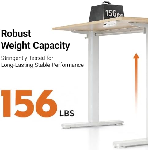 Claiks 55 x 24 Inch Nature Electric Standing Desk