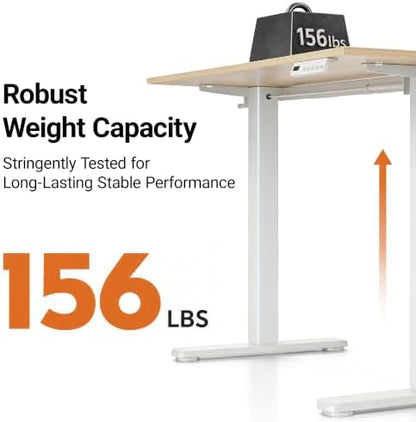 Claiks 55 x 24 Inch Nature Electric Standing Desk