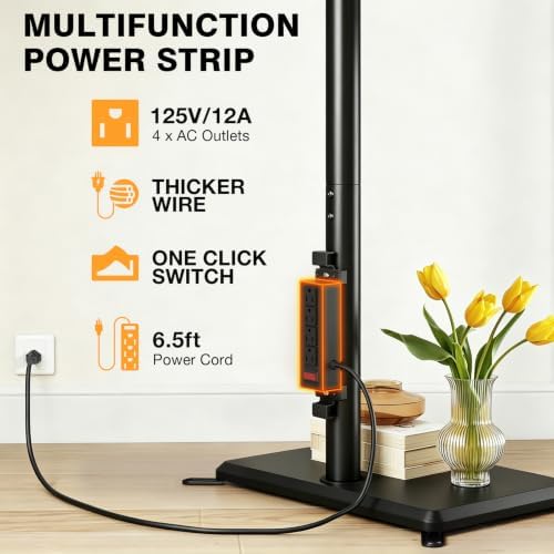 TVON Universal Floor TV Stand with Mount for Most 32-65 Inch TV up to 88lbs