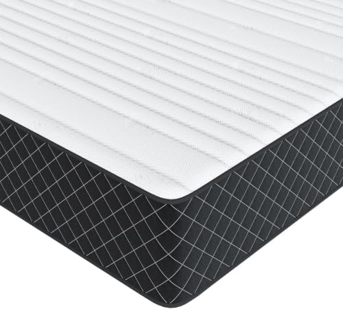 Full Mattress, 10 Inch Full Size Mattress in a Box, Medium Firm 7-Zone Memory Foam & Pocket Spring, Hybrid Mattresses for Pressure Relief & Motion Isolation, CertiPUR-US Certified, 75" x 54"