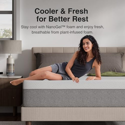 Novilla King Size Mattress, 12 Inch Gel Memory Foam King Mattress in a Box