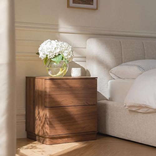 Nightstands with 3 Push to Open Drawers Storage