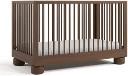 Storkcraft Sorrento 3-in-1 Convertible Crib with Toddler Rail, Hazelnut