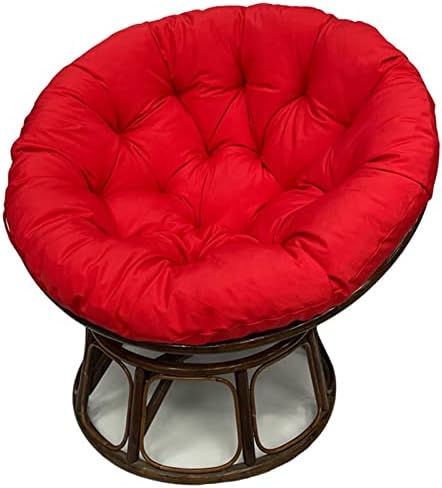 Lifup Water Resistant Papasan Chair Cushion Red Round 51"