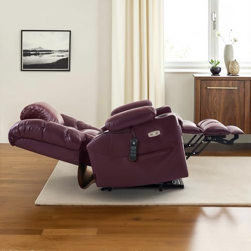 MCombo 3 Motor Power Lift Recliner, Heat and Massage, 7634, Large