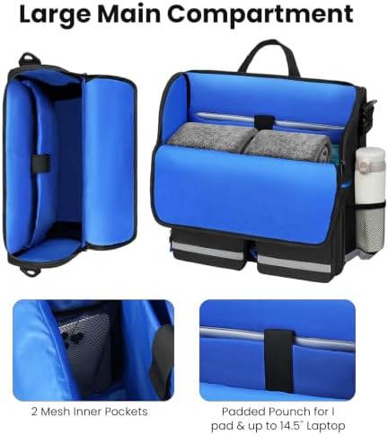 Wheelchair Bags to Hang on Back,Wheelchair Backpack Bag,Wheelchair Accessories Pouch Storage Bag with Thermal Insulation Pocket for Adults & Senior,Bag Only