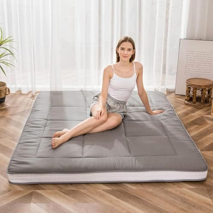 MAXYOYO Futon Mattress, Japanese Floor Mattress Queen Size Tatami Mat