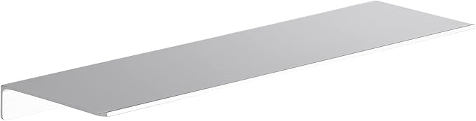 Danpoo 20 inch Floating Shelf for Wall Organizer & Storage, Display Shelf, Metal Wall Shelf for Bathroom, Living Room, Kitchen, Bedroom(Silver)
