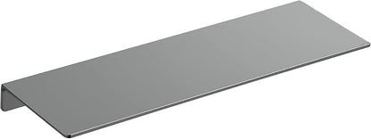 Danpoo 16 inch Gray Floating Shelf for Wall Organizer & Storage, Display Shelf, Metal Wall Shelf for Bathroom, Living Room, Kitchen, Bedroom