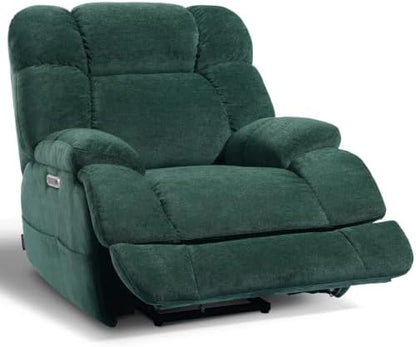 EONIX Dual Motor Zero Gravity Recliner with Heat & Massage, Forest Green