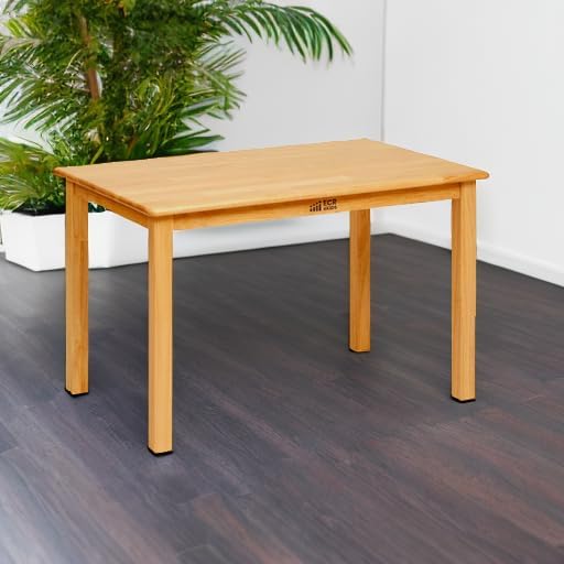 ECR4Kids 24in x 36in Rectangular Hardwood Table with 22in Legs, Childrens Furniture, Honey