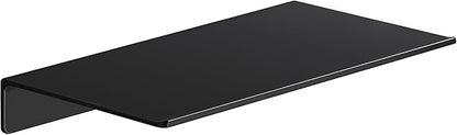 Danpoo 8 inch Small Floating Shelf for Wall Organizer & Storage, Mini Display Shelf, Metal Wall Shelf for Bathroom, Living Room, Kitchen, Bedroom(Matte Black)