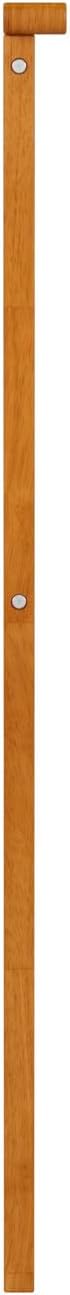 AFI, Mission Twin Solid Wood Headboard, Light Toffee