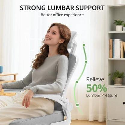 Synorla Office Chair|330LBS Capacity Ergonomic Desk Chair