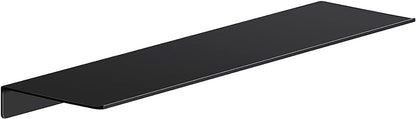 Danpoo 20 inch Floating Shelf for Wall Organizer & Storage, Mini Display Shelf, Metal Wall Shelf for Bathroom, Living Room, Kitchen, Bedroom(Matte Black)