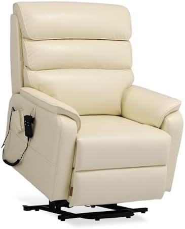 DYNOX 9298 Large Power Lift Recliner Chair for Elderly, 400 lbs, Cream