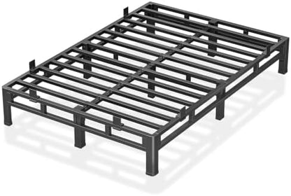 ROIL 10 Inch Queen Bed Frame Double Layer 2 in 1 Platform with Round Corner